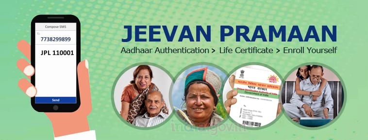 Life certificate for senior citizens via jeevan pramaan app.