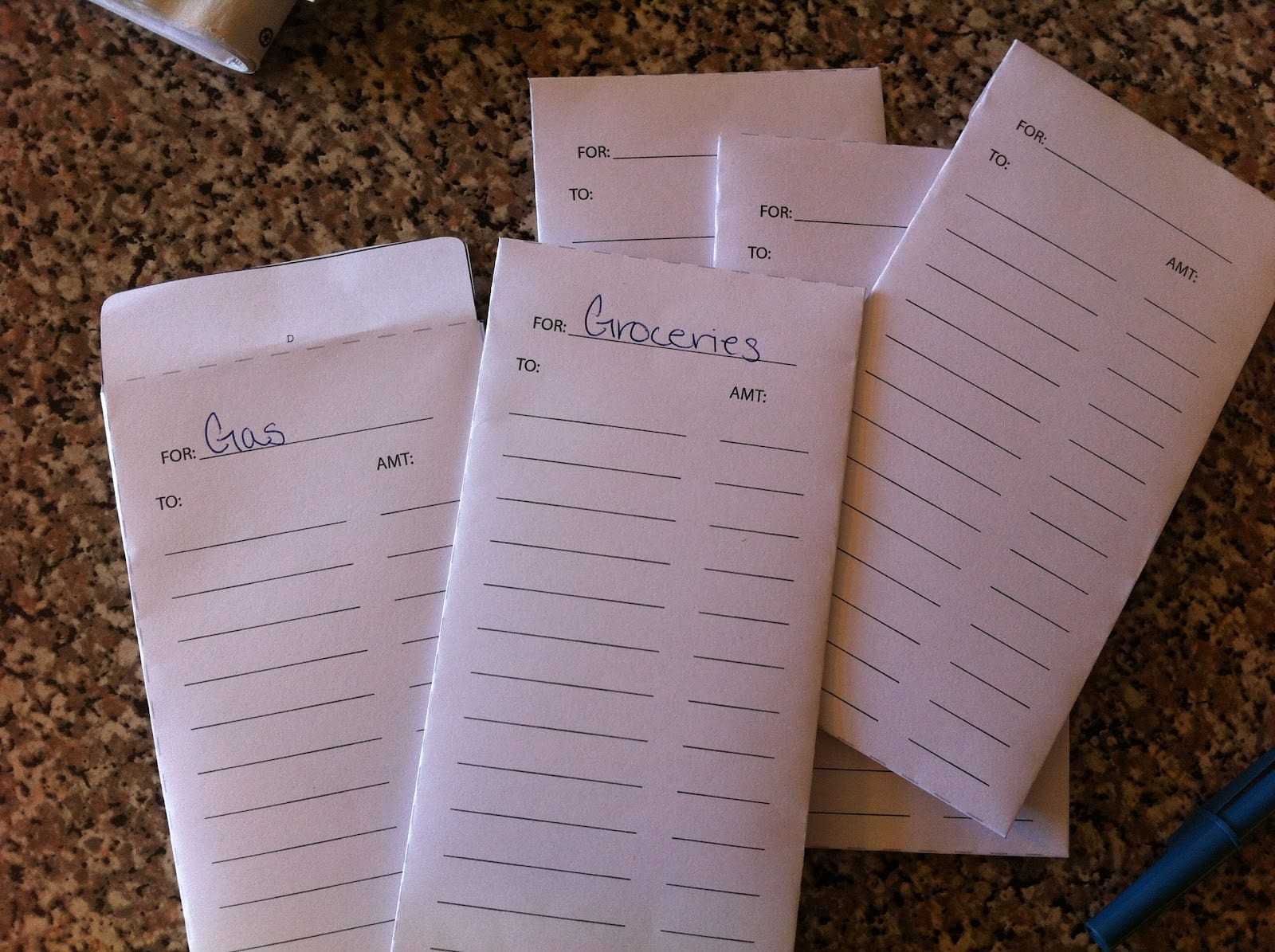 Budgeting with the envelope system