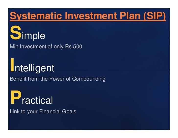 Benefits of Systematic Investment Plan(SIP)