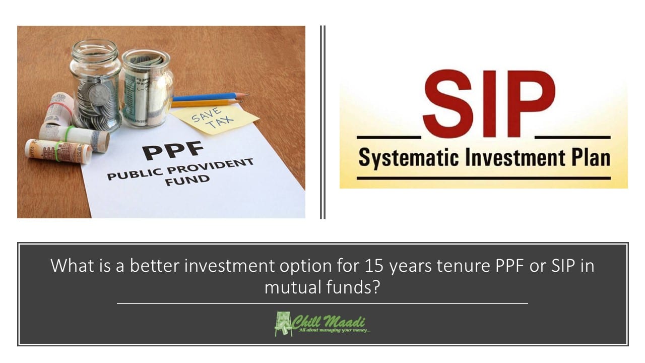 What is a better investment option for 15 years tenure PPF or SIP in mutual funds?